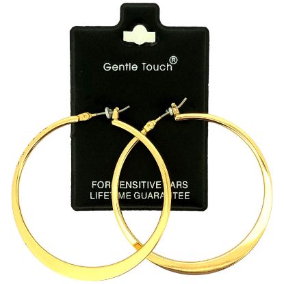Picture of 099 Gentle Touch - Large Gold Hoop