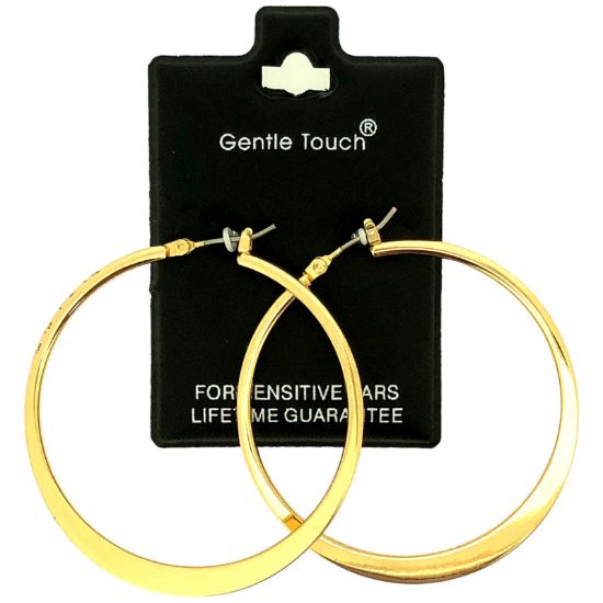 Picture of 099 Gentle Touch - Large Gold Hoop