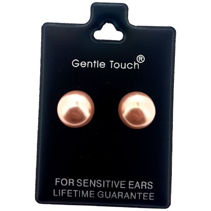 Picture of 050 Gentle Touch - Pink/Coral Pearl Stud