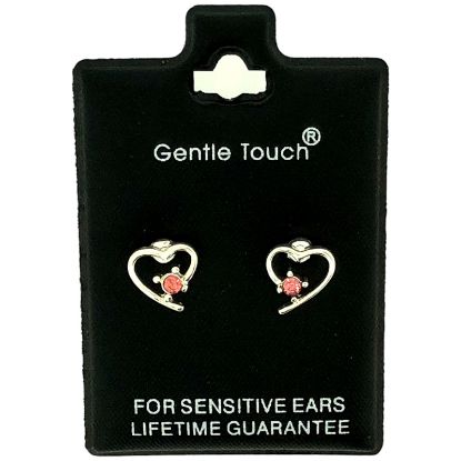 Picture of 093 Gentle Touch - Silv Heart w Pnk Cry