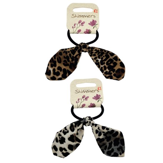 Picture of Shimmers - Animal Print Bow Elastic