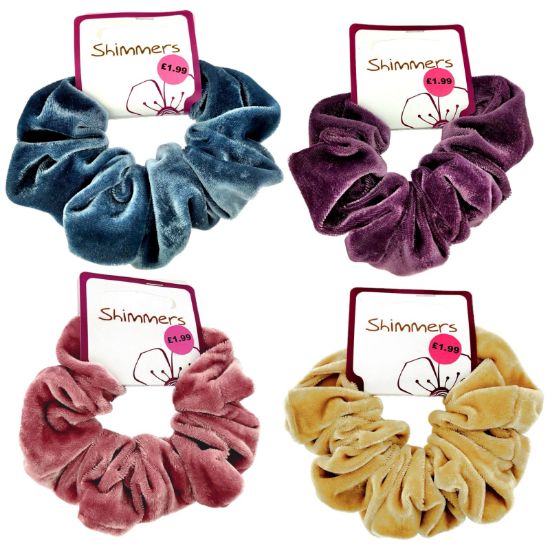 Picture of Shimmers - Large Velvet Scrunchy