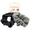 Picture of Shimmers - Grey Twin Pack Scrunchy