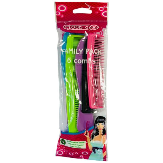 Picture of 11351 Recycled Plastic Combs 6 pack