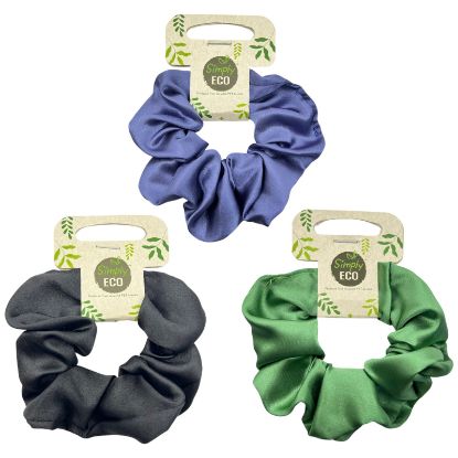 Picture of Simply Eco Recycled rPET Scrunchy - Sea