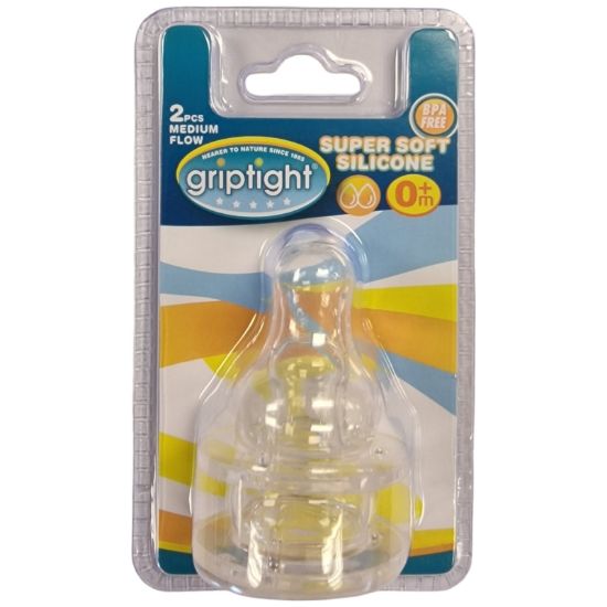 Picture of Griptight - 2 Std Silicone Med Flow Teat