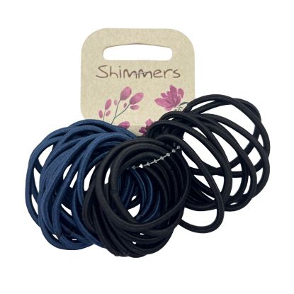 Picture of Shimmers - Navy & Black No Metal Elastic