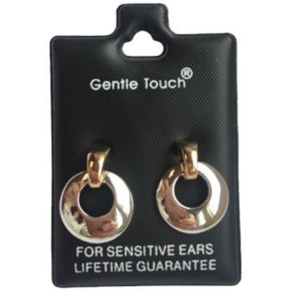 Picture of 060 Gentle Touch Modern 2 Tone Hoop