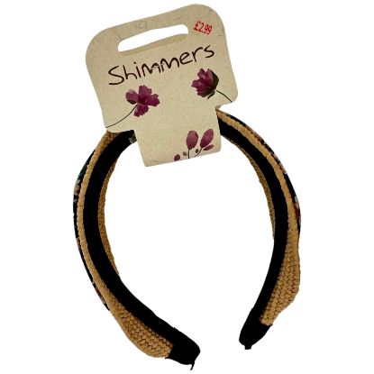 Picture of Shimmers - Raffia & Cotton Alice Band