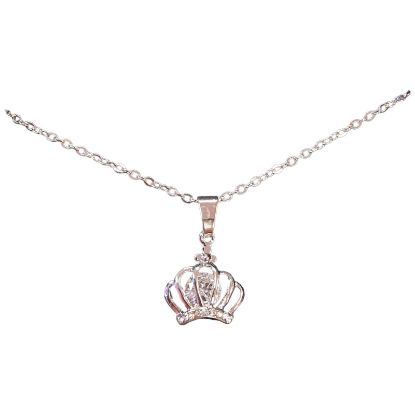 Picture of Large Diamante Crown Necklace