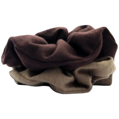 Picture of Shimmers - Twin Pack Brown Scrunchies