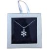 Picture of Diamante Studded Snow Flake Necklace