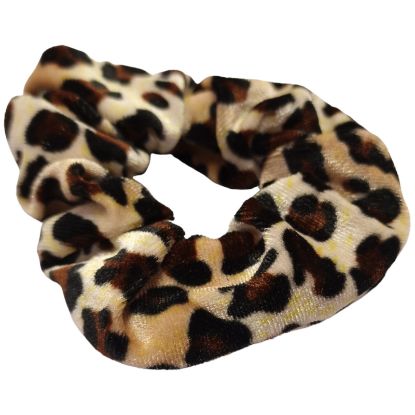 Picture of Shimmers - Velvet Animal Print Scrunchy