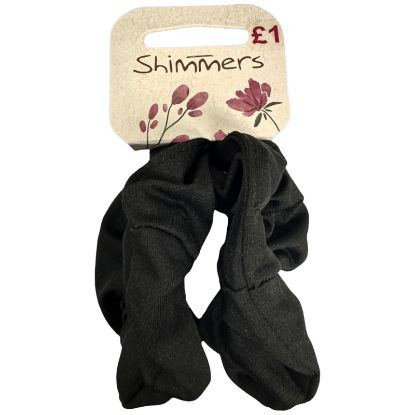 Picture of Shimmers - 2pk Black Scrunchies