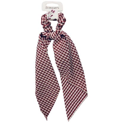 Picture of Shimmers - Gingham Long Tail Scrunchy