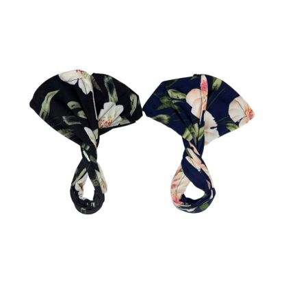 Picture of Shimmers - Floral Bend and Tie Hair Wrap