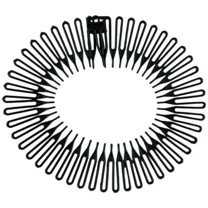 Picture of Shimmers - 2pc Black Zig Zag Hair Band