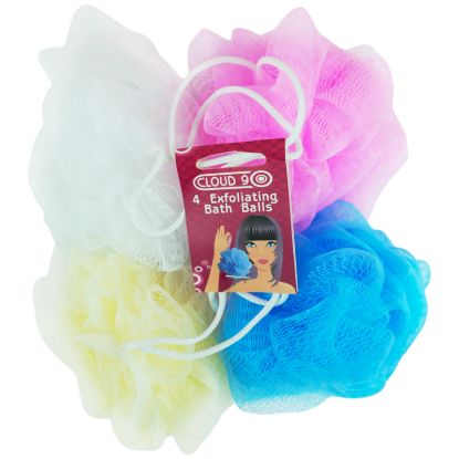 Picture of Cloud Nine - Shower Puff 4pc