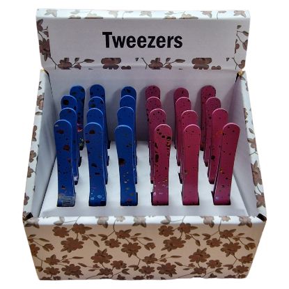 Picture of Blue & Fuchsia Tweezers