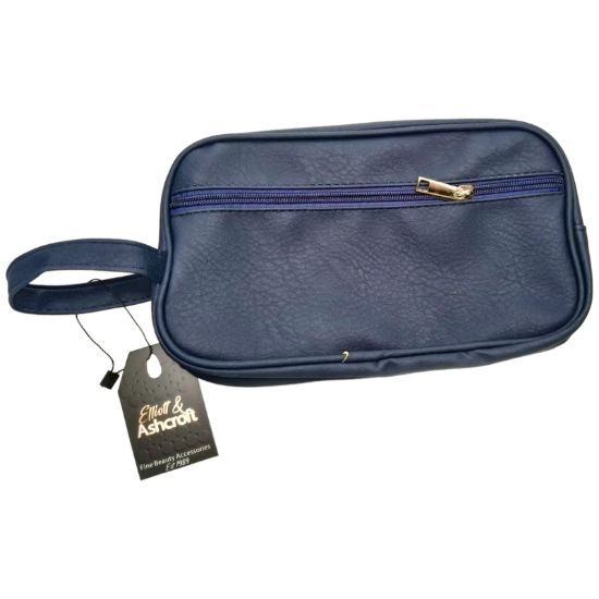 Picture of Matt Navy Faux Leather Bag 8x16x28cm