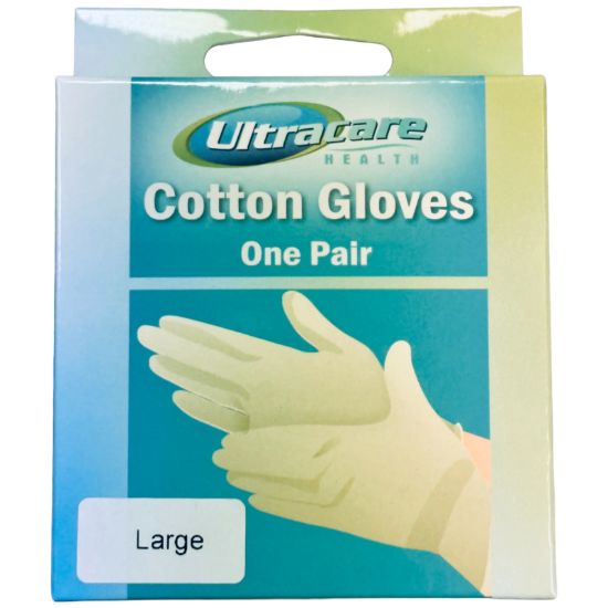 Picture of Ultracare - Cotton Gloves Large