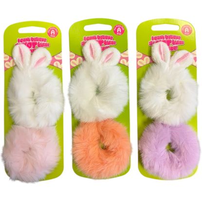 Picture of ICB - Fluffy Bunny Hair Scrunchies