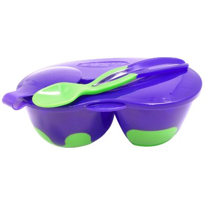 Picture of Griptight - 2 Section Food Bowl & Spoon