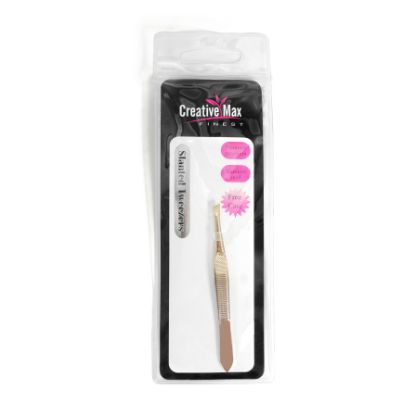 Picture of 11328 CMF Gold Tipped Slant Tweezers