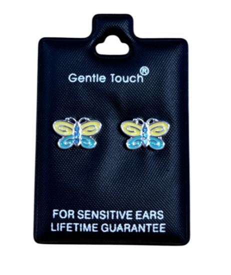 Picture of 042 Gentle Touch - Butterfly Studs