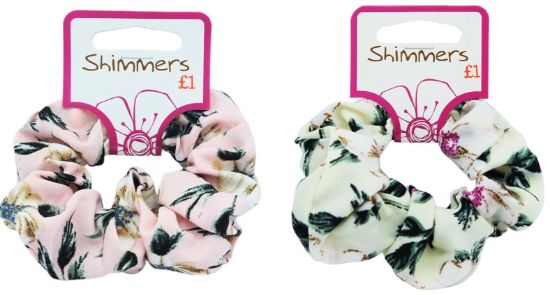 Picture of Shimmers - Floral Scrunchy