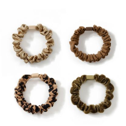 Picture of Shimmers - 4pk Textured Scrunchies