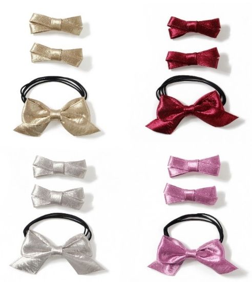 Picture of Shimmers - 3pk Bow Hair Accessories Set