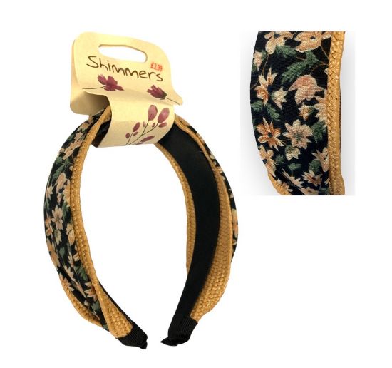 Picture of Shimmers - Raffia & Cotton Alice Band