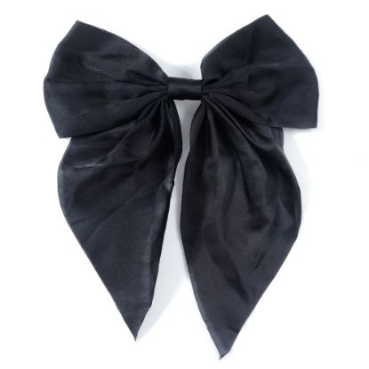 Picture of Shimmers - Large Black Bow Barrette
