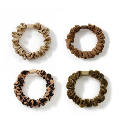 Picture of Shimmers - 4pk Textured Scrunchies