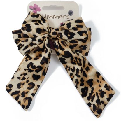 Picture of Shimmers Large Bow Animal Print Barrette