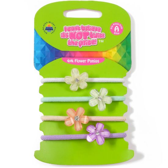 Picture of ICB - 4 Flower Hair Elastics