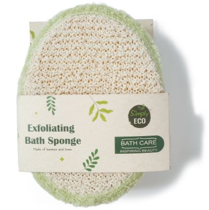 Picture of Simply Eco - Linen & Bamboo Bath Sponge