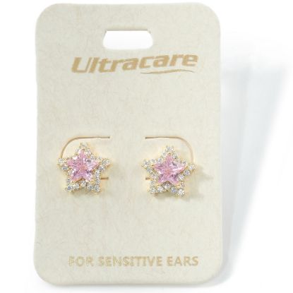 Picture of 056 Ultracare - Pink Crystal Star Stud