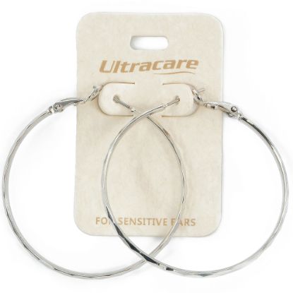 Picture of 091 Ultracare - Large Silver Hoops