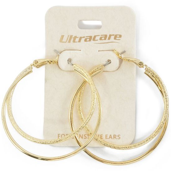 Picture of 092 Ultracare - Double Gold Hoops