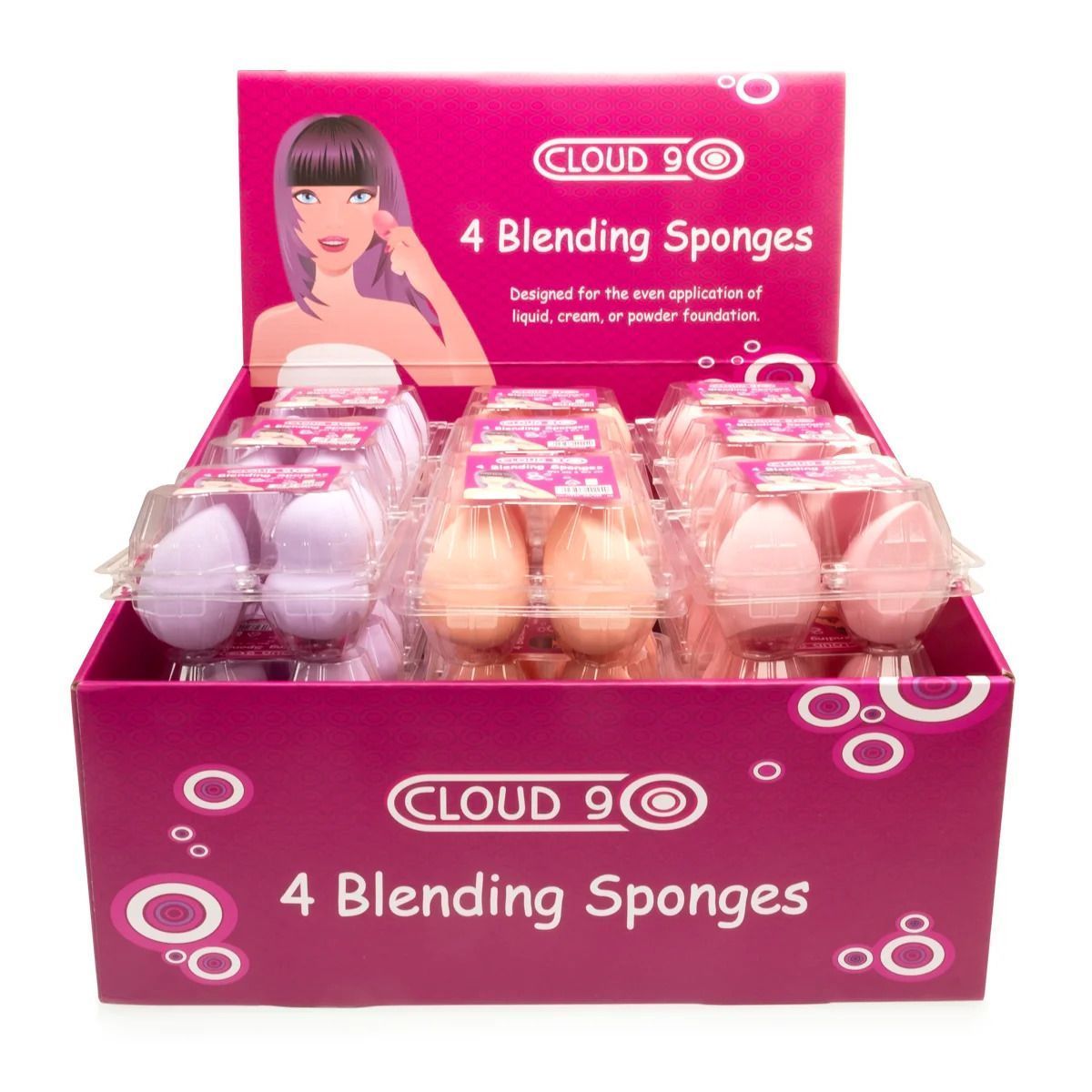 Creative Max. Cloud Nine - 4 Blending Sponges
