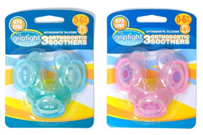 Picture of Griptight - 3 Orthodontic Soothers 0-6M