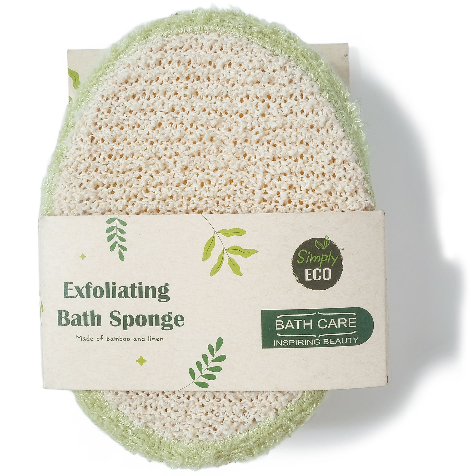 Creative Max. Simply Eco - Linen & Bamboo Bath Sponge