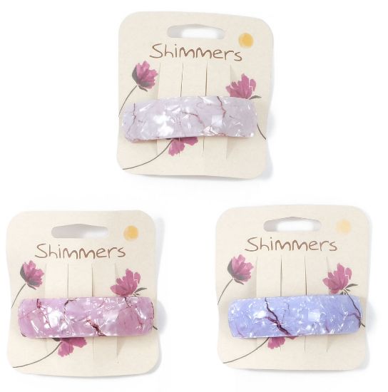 Picture of Shimmers - Marble Curved Barrette
