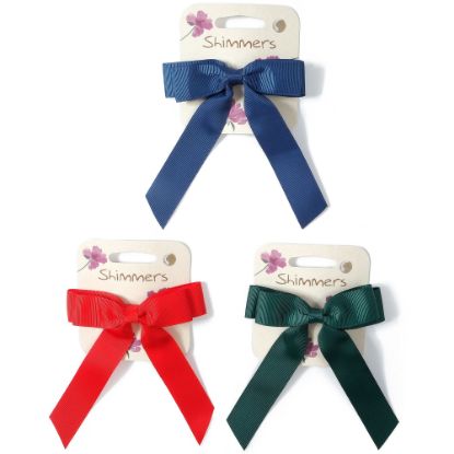 Picture of School Colours Ribbon Bow