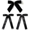 Picture of Shimmers - Black & Crystal Bow Barrette