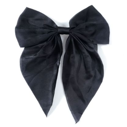 Picture of Shimmers - Large Black Bow Barrette