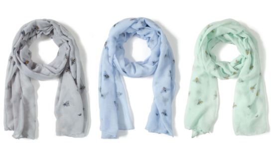 Picture of Elliiott & Ashcroft - Bee print scarf