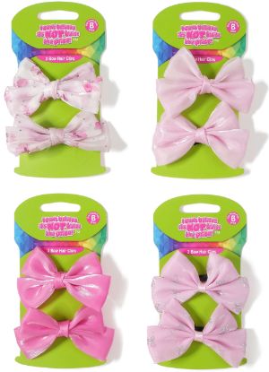 Picture of ICB  - Bow Hair Clips 2PK